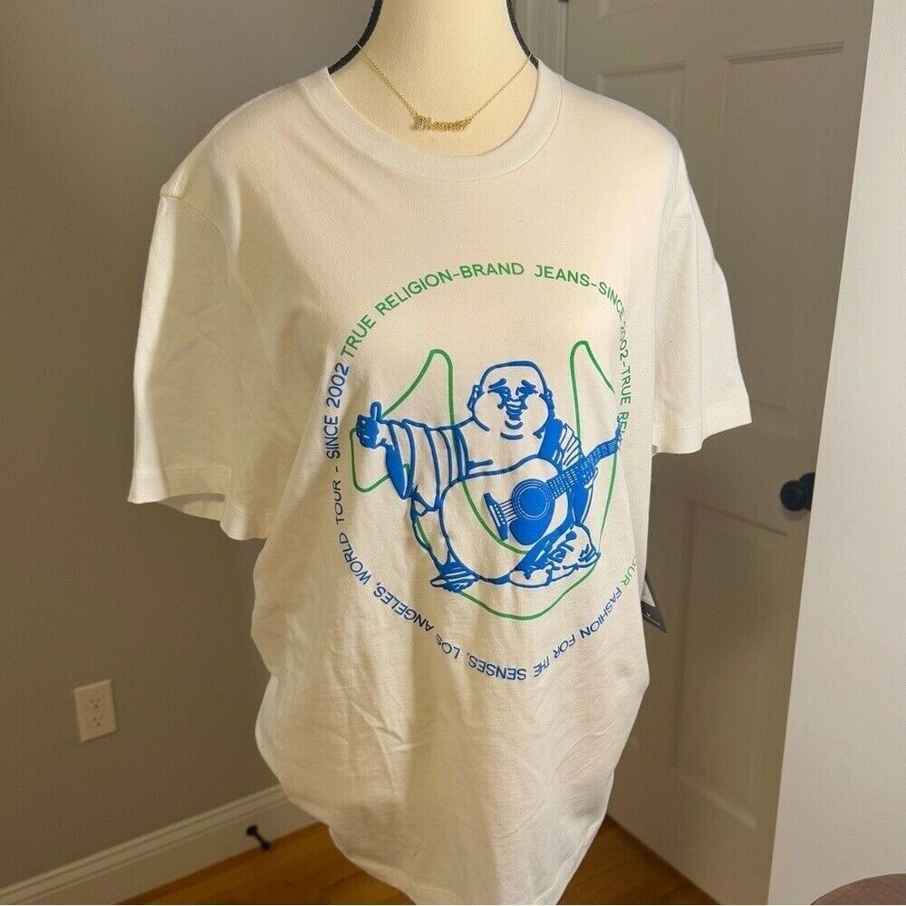 True religion NWT medium t-shirt Buddha.‎ Los Angeles world tour